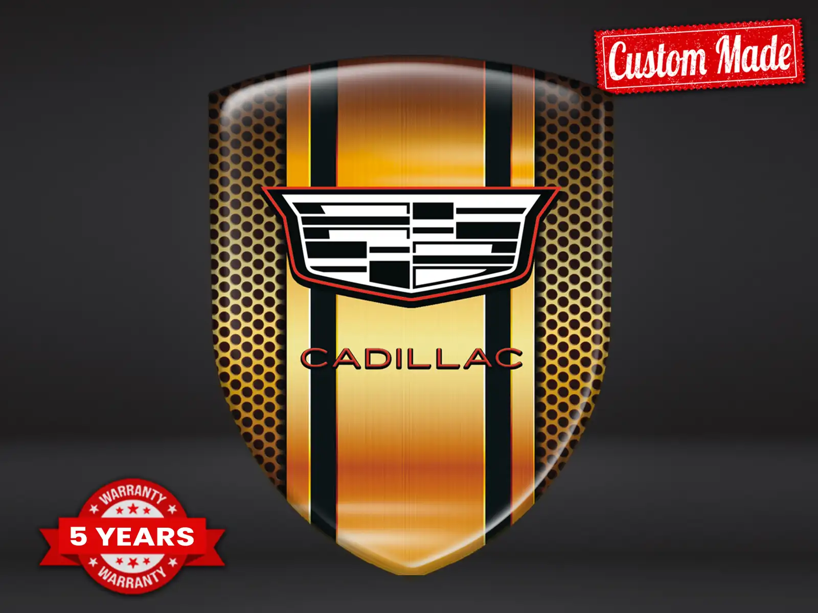 Cadillac Sticker Bombé Qualité Drift Voitures Dôme Premium ST